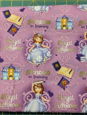 Disney Princess in Training Fabric for Springs Creative 44"x55" (1.5 yard)